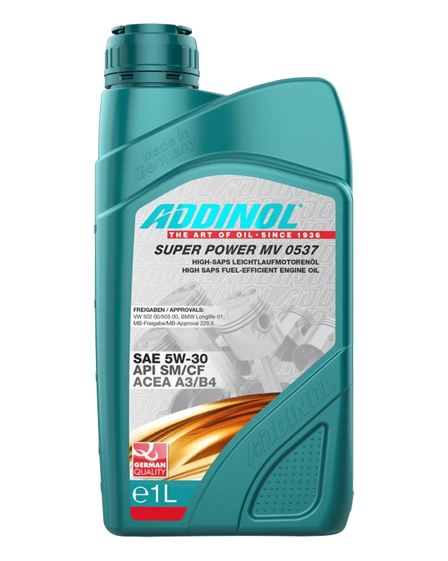 Моторное масло Addinol Super Power MV 0537 5W-30, 1л (Addinol: 4014766071064)